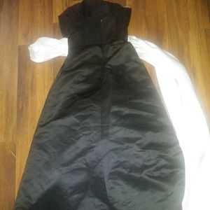 SCRAPLESS BLACK N WHITE DRESS